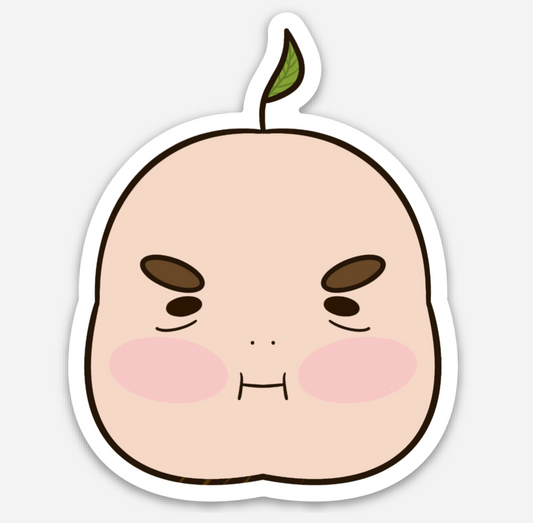 Mr. Peach Sticker